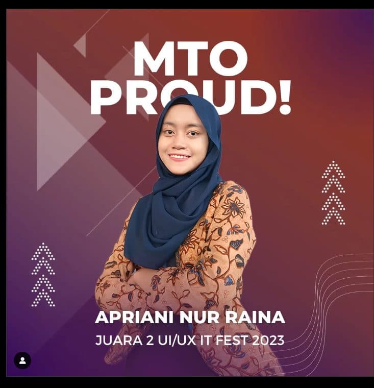 2nd place, IT Festival IPB 2023 — announcement poster